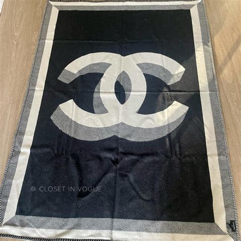 chanel blanket price|chanel cc throw blanket.